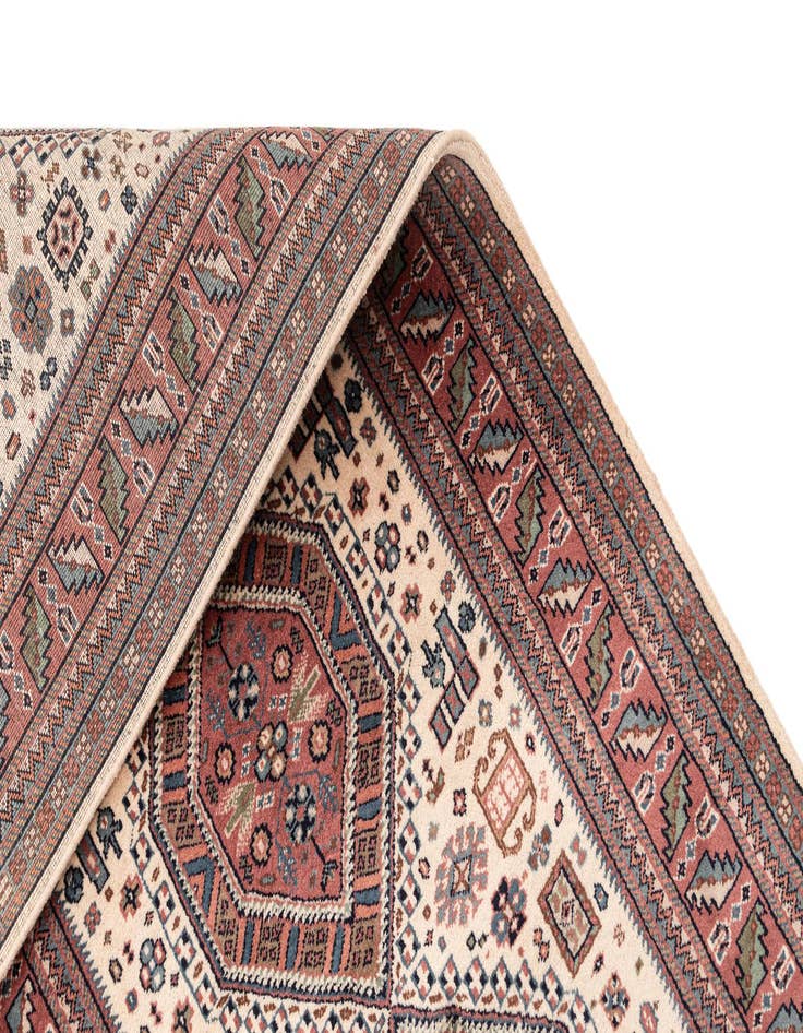 Detail image of  3' x 10'  Hand Knotted Shirvan Wool Runner Rug