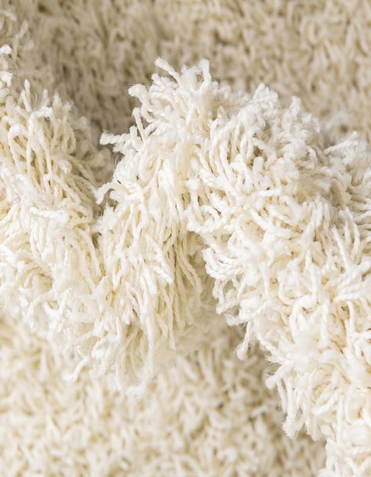 Detail image of  2' x 5' Solid Shag Runner Rug