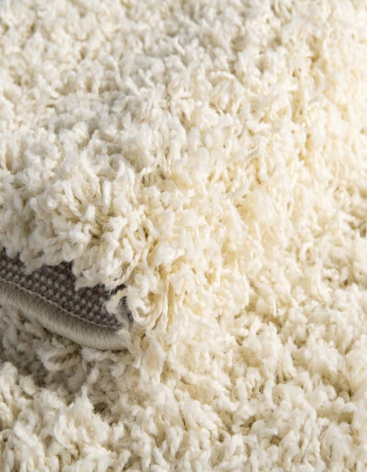 Detail image of  2' x 5' Solid Shag Runner Rug