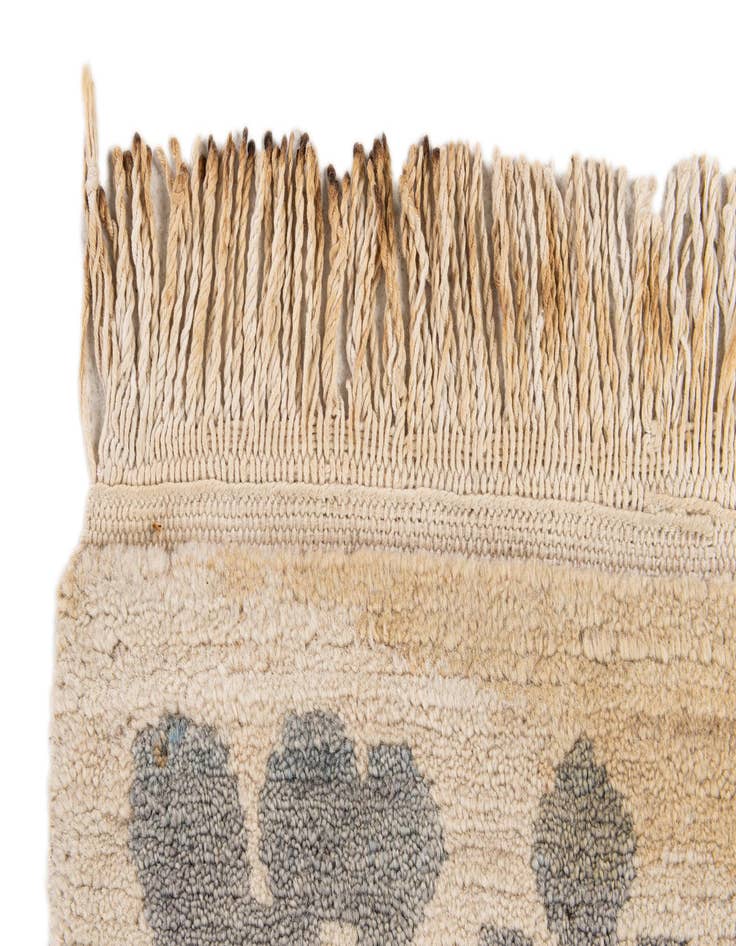 Detail image of  3' 1 x 5' 11  Hand Knotted Tibet Wool Runner Rug