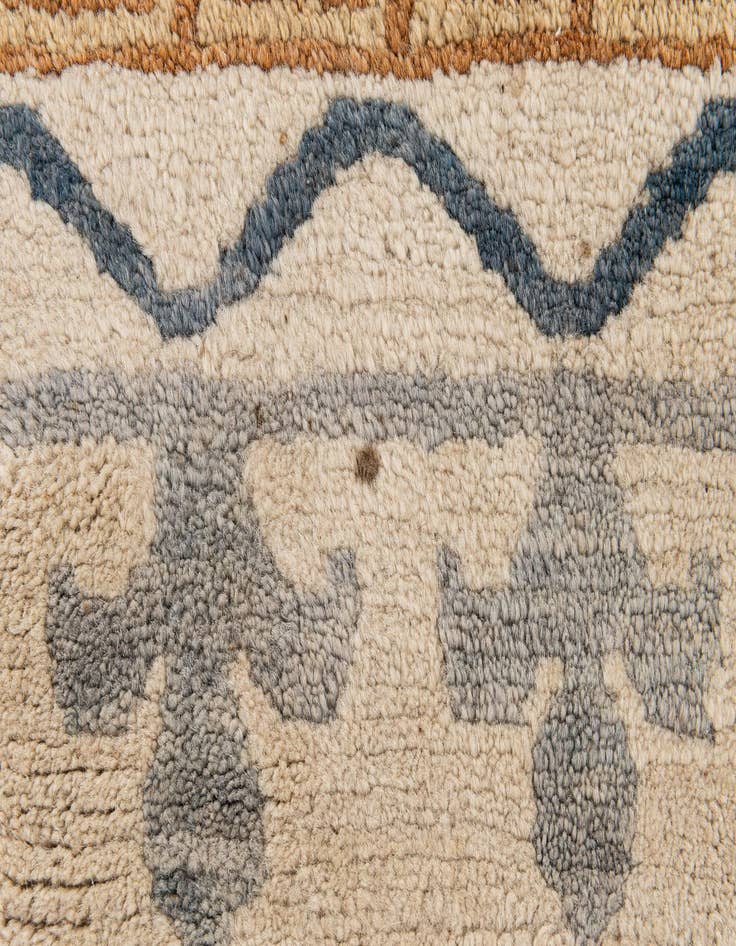 Detail image of  3' 1 x 5' 11  Hand Knotted Tibet Wool Runner Rug