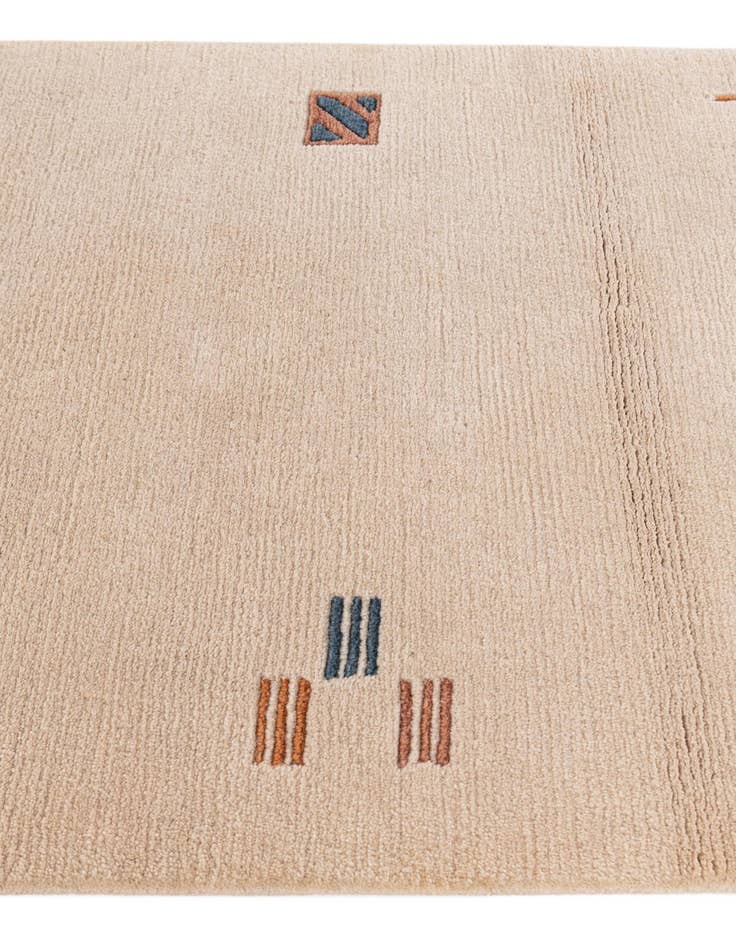 Detail image of  2' 9 x 6' 5  Hand Knotted Tibet Wool Runner Rug