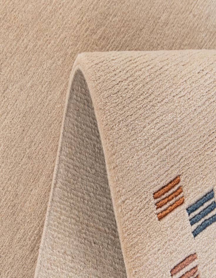 Detail image of  2' 9 x 9' 8  Hand Knotted Tibet Wool Runner Rug