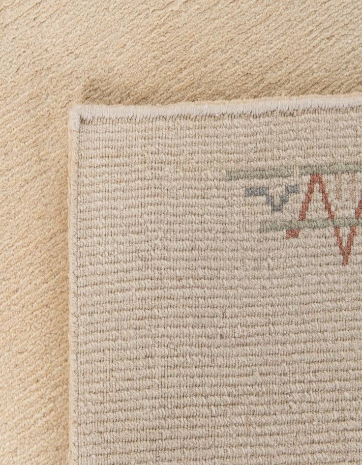 Detail image of  2' 8 x 9' 8  Hand Knotted Tibet Wool Runner Rug