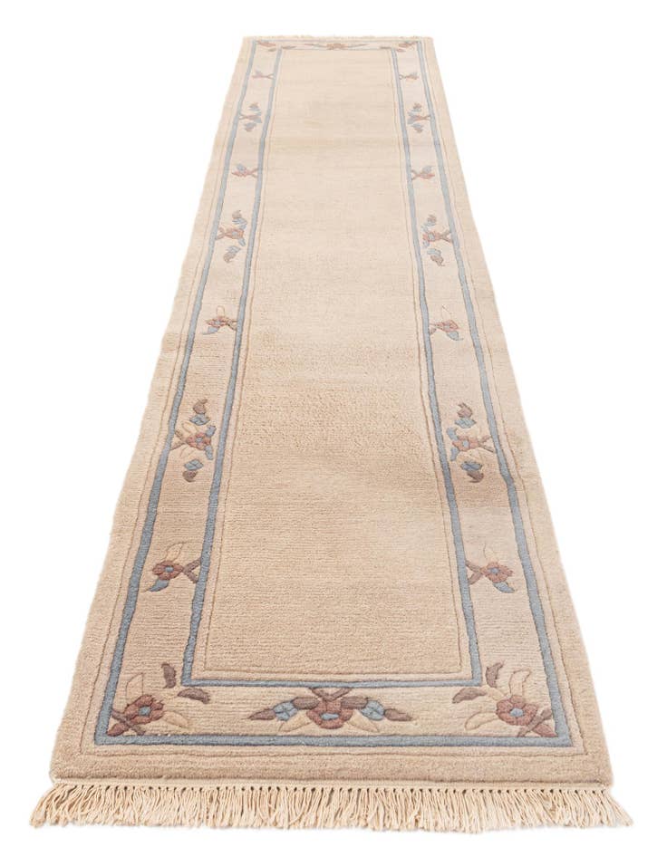 Detail image of  2' 4 x 11' 4  Hand Knotted Tibet Wool Runner Rug