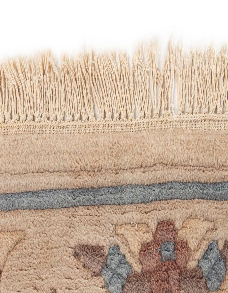 Detail image of  2' 4 x 11' 4  Hand Knotted Tibet Wool Runner Rug