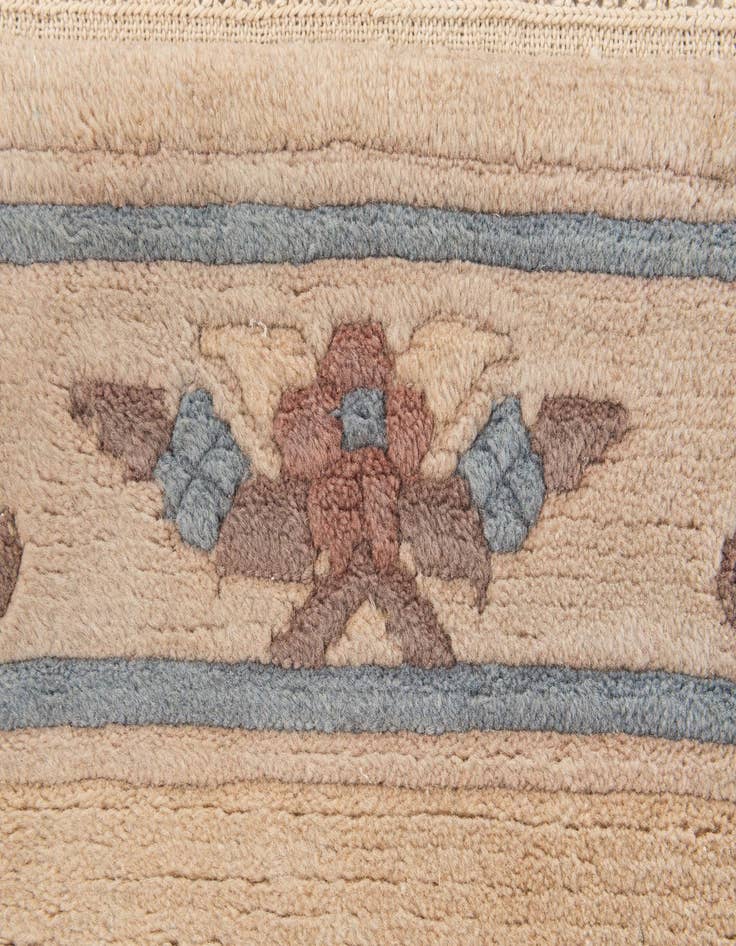 Detail image of  2' 4 x 11' 4  Hand Knotted Tibet Wool Runner Rug