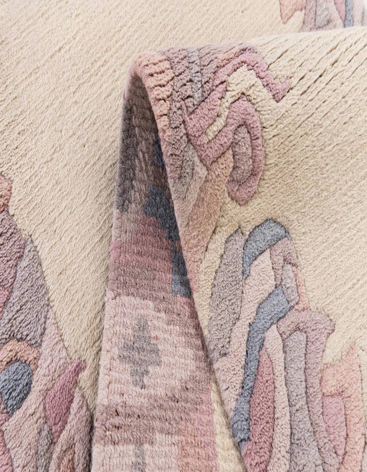 Detail image of  2' 5 x 6' 5  Hand Knotted Tibet Wool Runner Rug