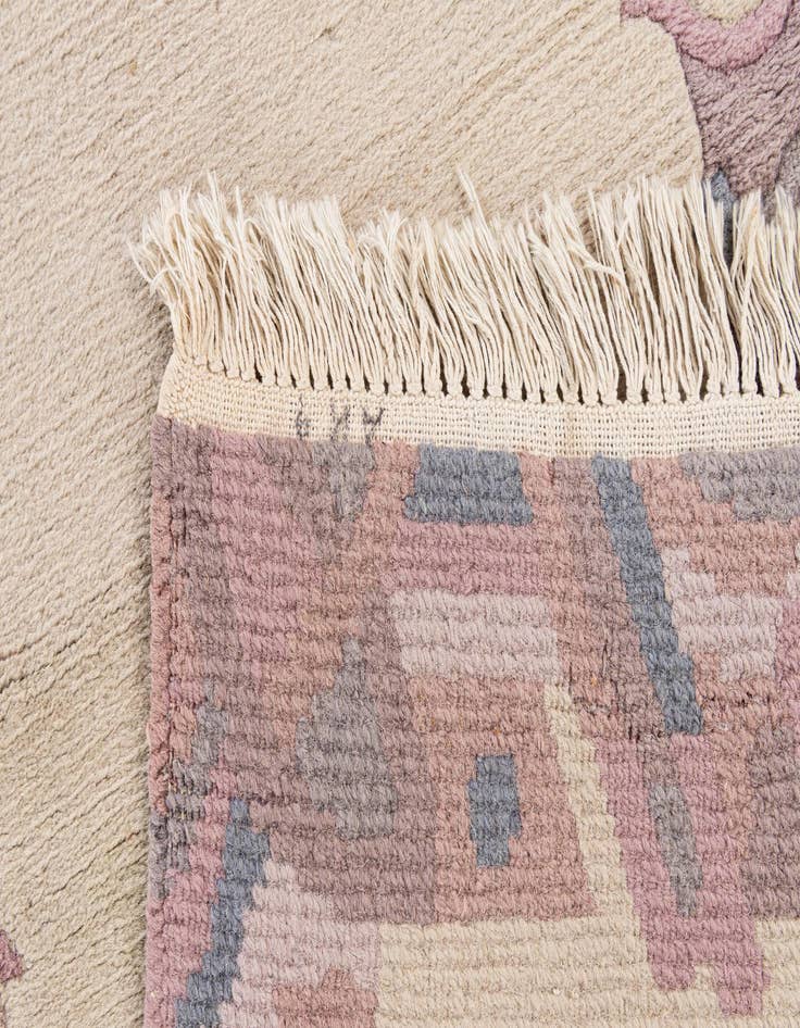 Detail image of  2' 5 x 6' 5  Hand Knotted Tibet Wool Runner Rug