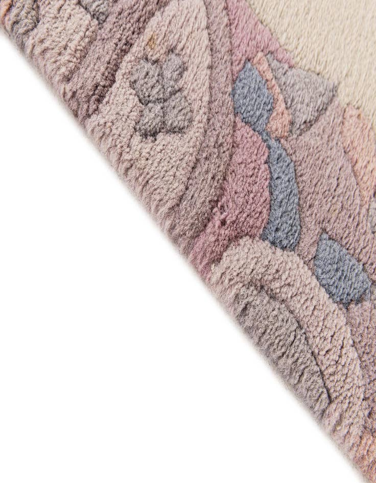 Detail image of  2' 5 x 6' 5  Hand Knotted Tibet Wool Runner Rug