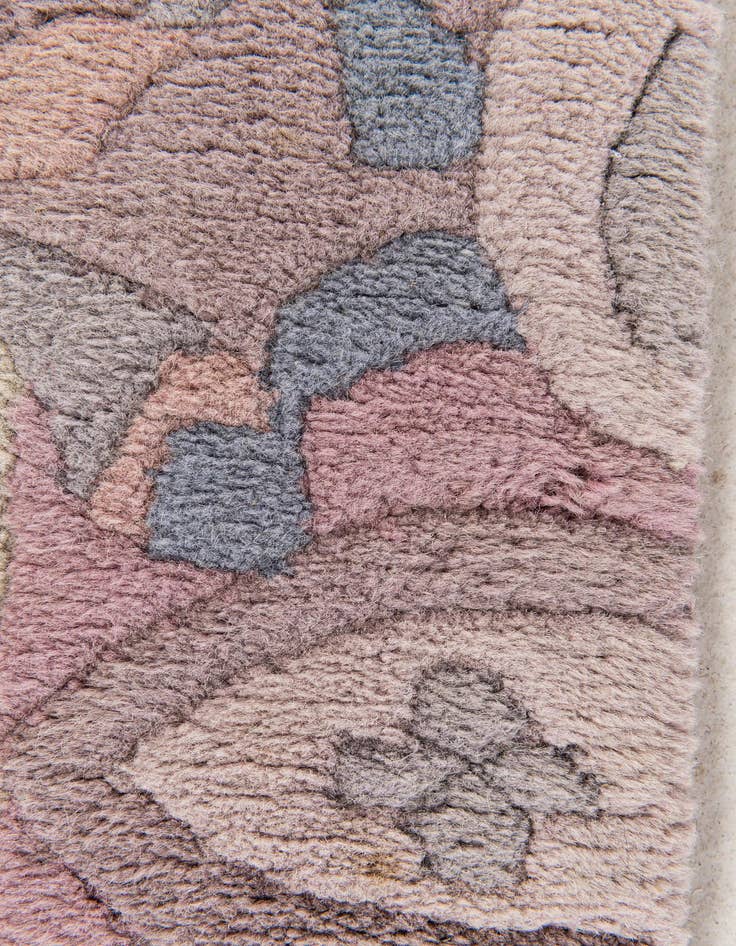 Detail image of  2' 5 x 6' 5  Hand Knotted Tibet Wool Runner Rug