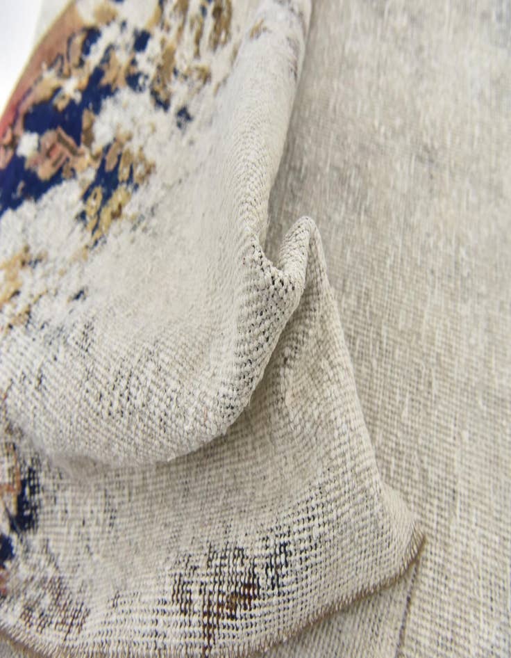 Detail image of  5' 4 x 9' 6  Hand Knotted Ultra Vintage Persian Wool Runner Rug