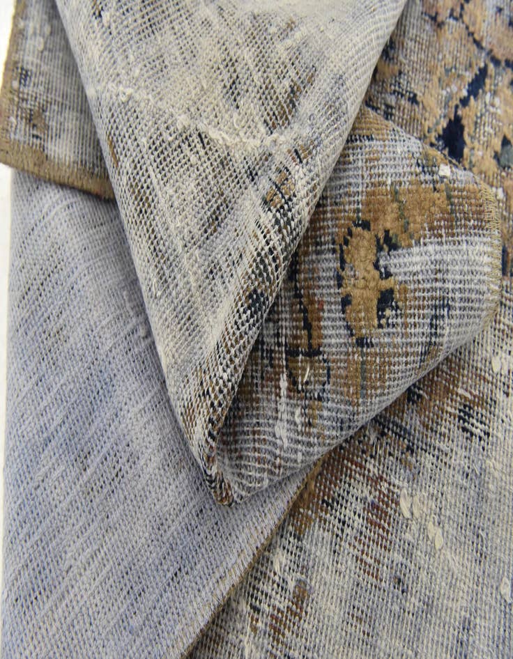 Detail image of  2' 8 x 5' 9  Hand Knotted Ultra Vintage Persian Wool Runner Rug