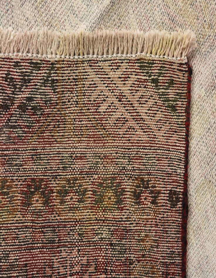 Detail image of  3' 1 x 11' 8  Hand Knotted Ultra Vintage Persian Wool Runner Rug