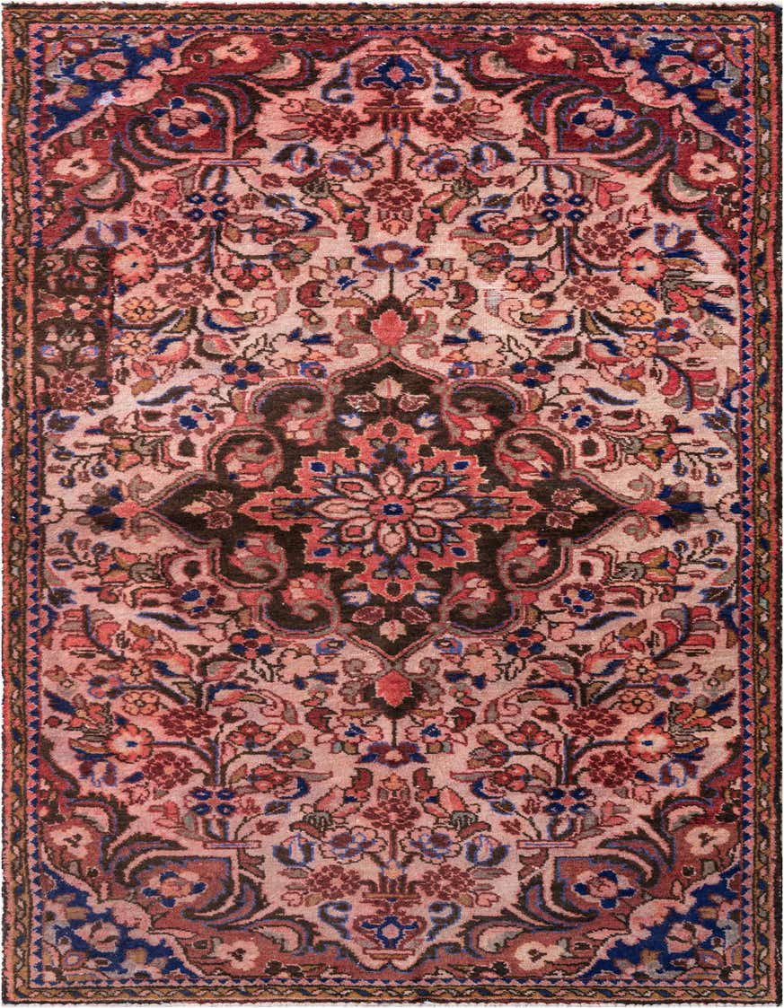 Primary image  4' x 9'  Hand Knotted Ultra Vintage Persian Wool Runner Rug