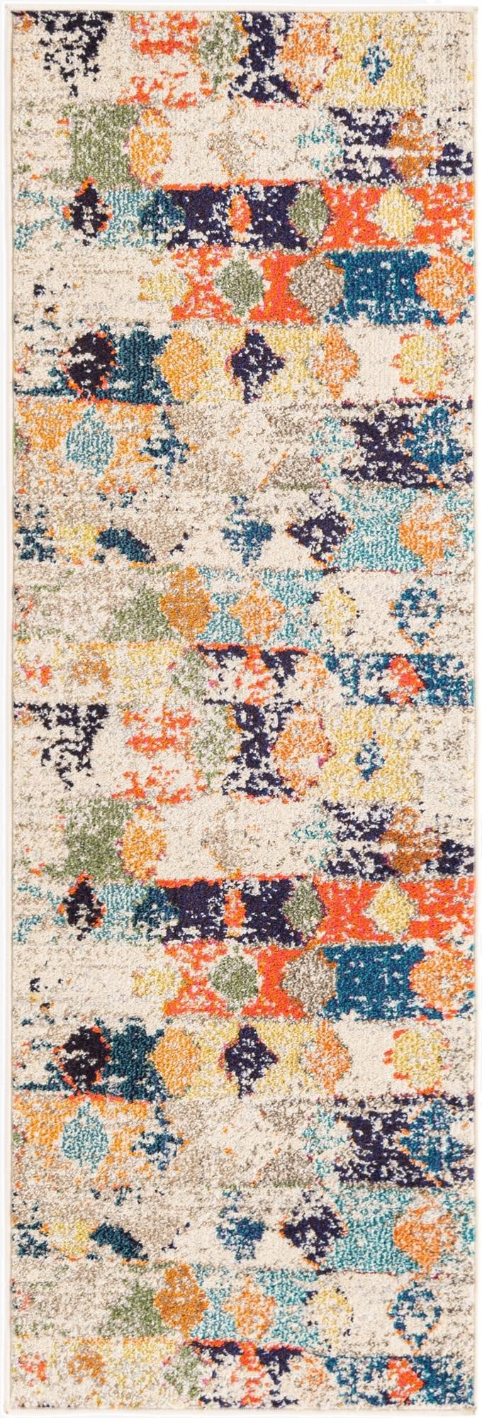  2' x 6'  Washable Vivid Runner Rug