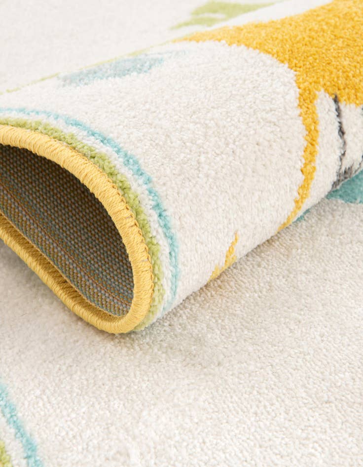 Detail image of  2' 2 x 4' Animals Whimsy Kids Runner Rug