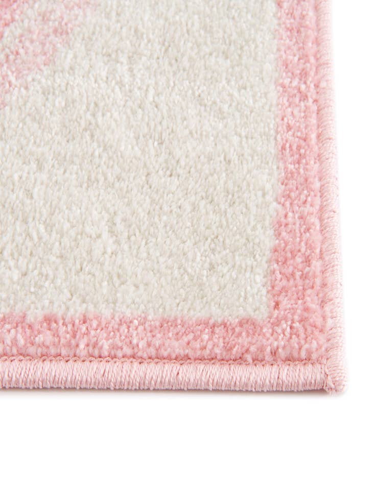 Detail image of  2' 2 x 4' Hopscotch Whimsy Kids Runner Rug