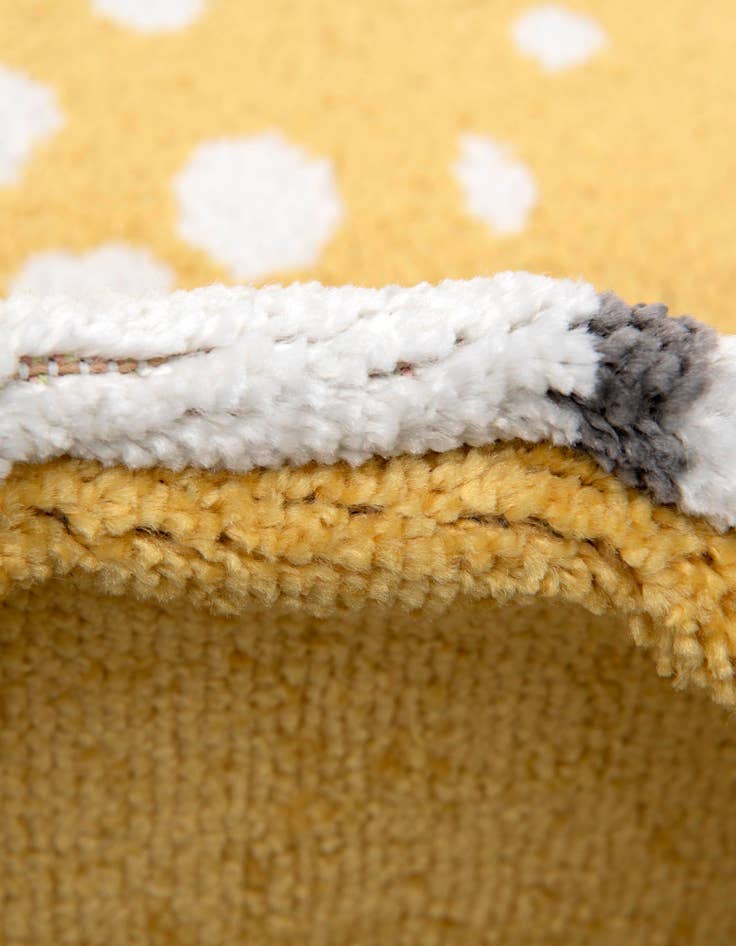 Detail image of  2' 2 x 4' Tiger Whimsy Kids Runner Rug