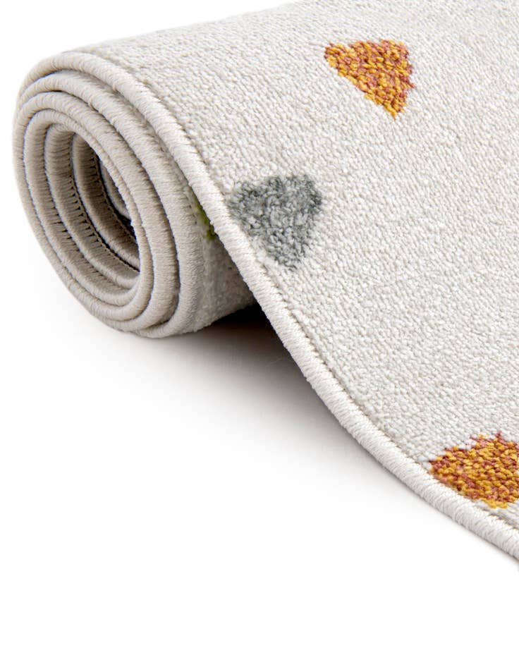 Detail image of  2' 2 x 4' Tiger Whimsy Kids Runner Rug