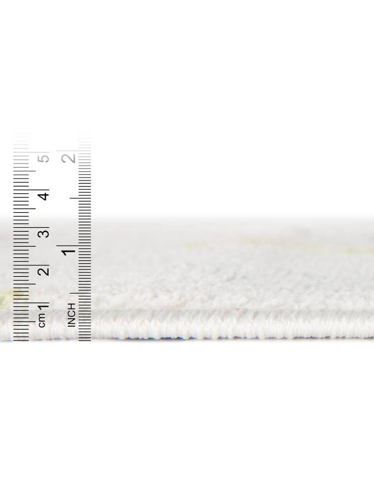 Detail image of  2' 2 x 3' 11 Dinosaur Whimsy Kids Runner Rug