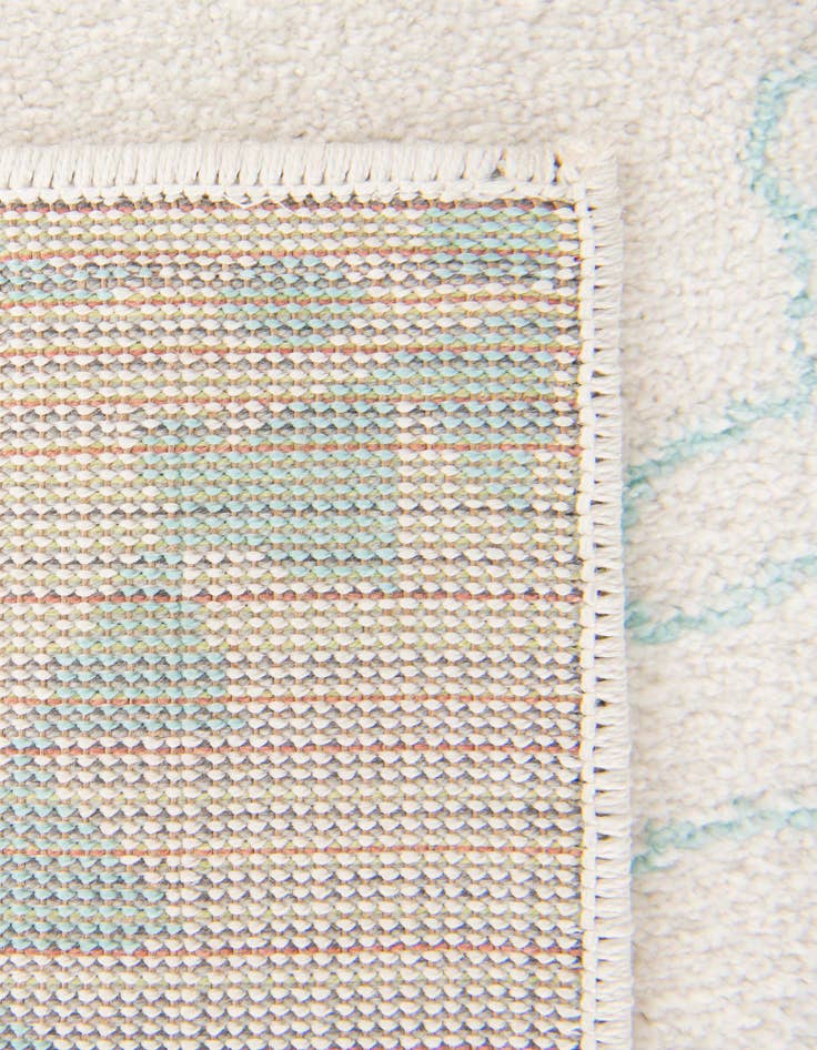 Detail image of  2' 2 x 3' 11 Dinosaur Whimsy Kids Runner Rug