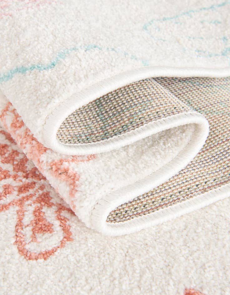 Detail image of  2' 2 x 3' 11 Dinosaur Whimsy Kids Runner Rug