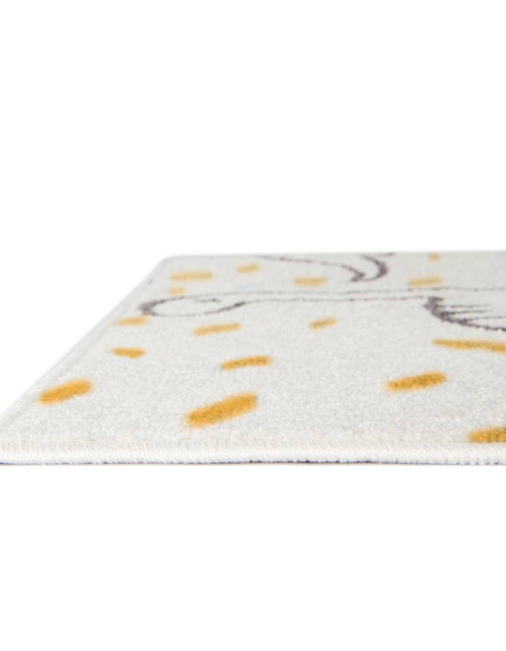 Detail image of  2' 2 x 5' 1 Dinosaur Whimsy Kids Runner Rug