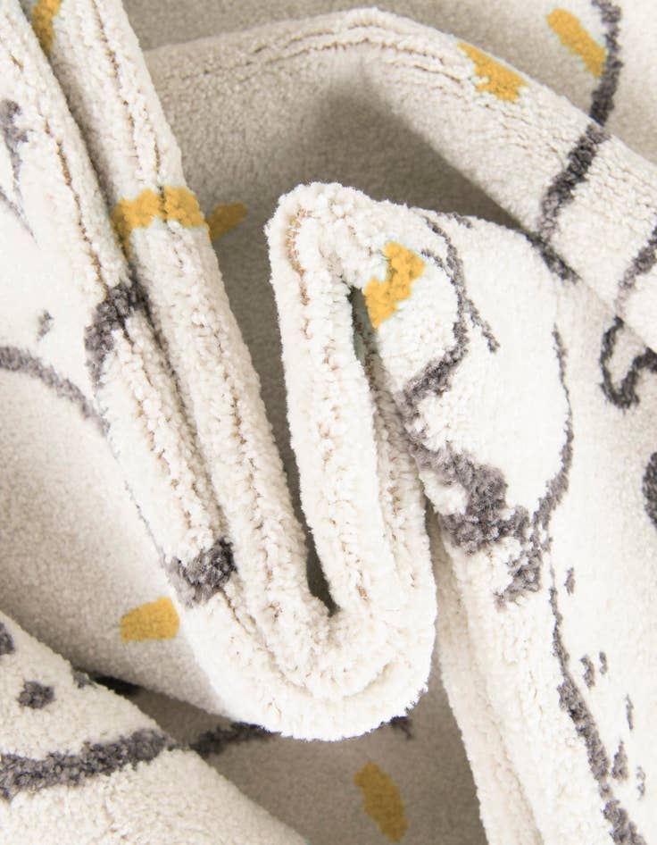 Detail image of  2' 2 x 5' 1 Dinosaur Whimsy Kids Runner Rug