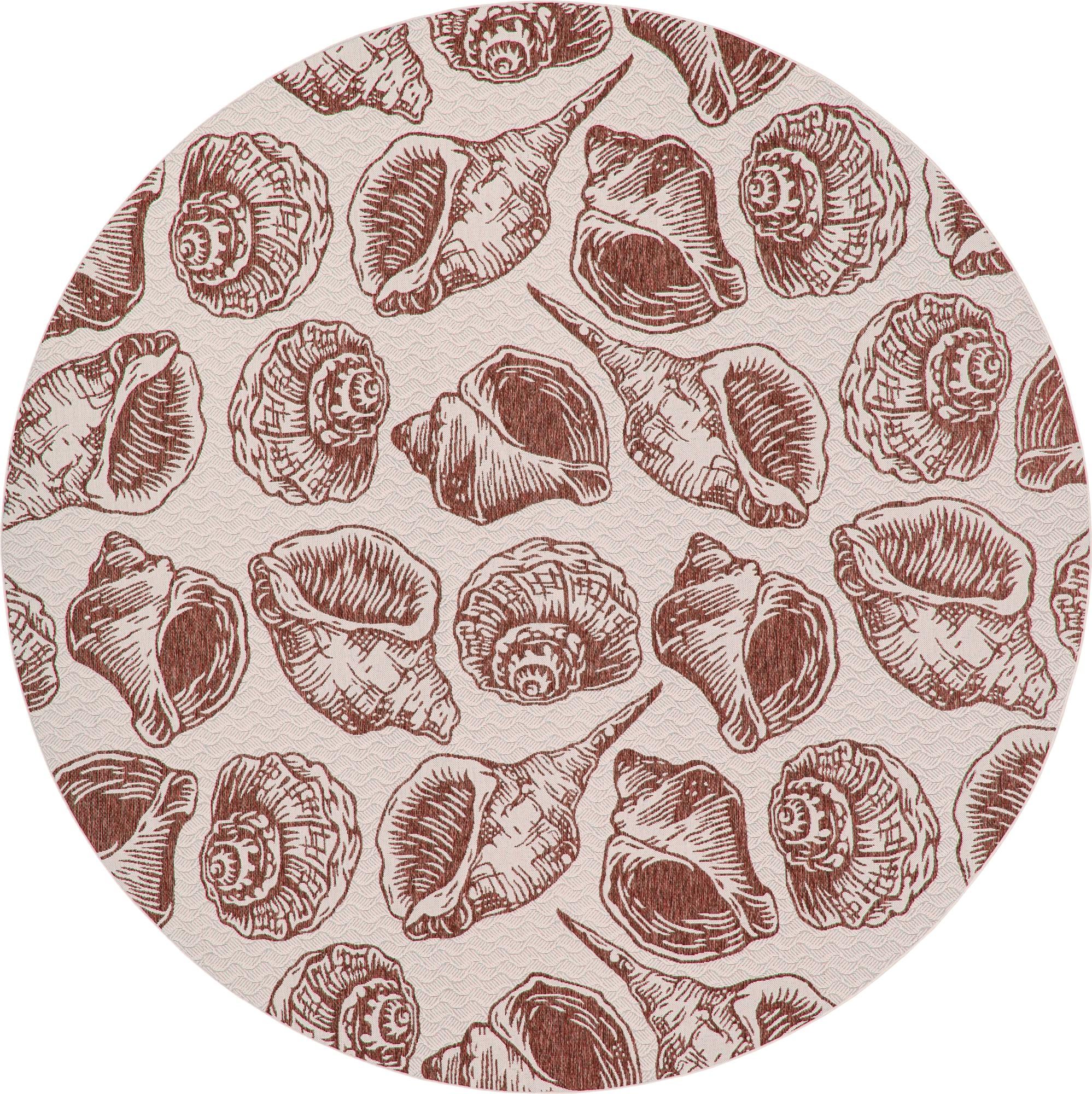 Rug Ivory Rust Red Swatch link