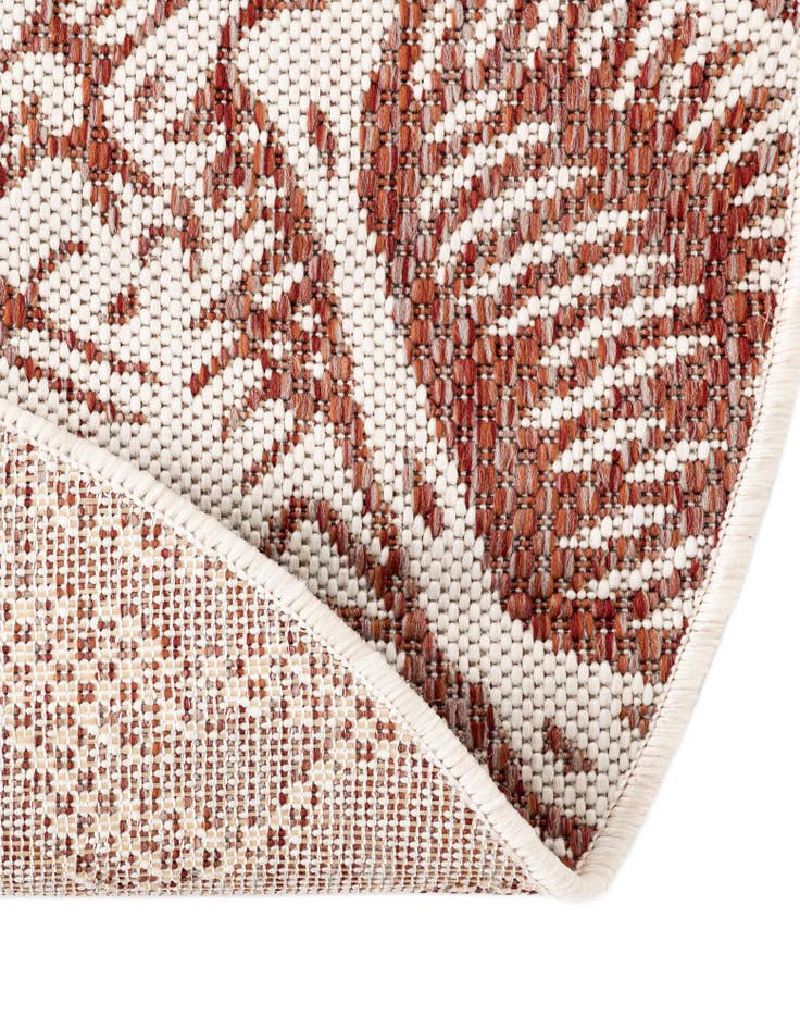 Detail image of  12' x 12'  Washable Coastal Indoor / Outdoor Round Rug