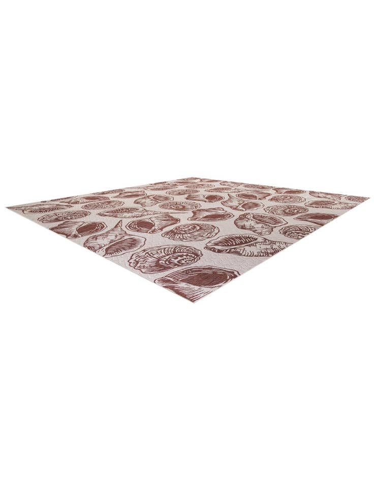 Detail image of  13' x 13'  Washable Coastal Indoor / Outdoor Square Rug
