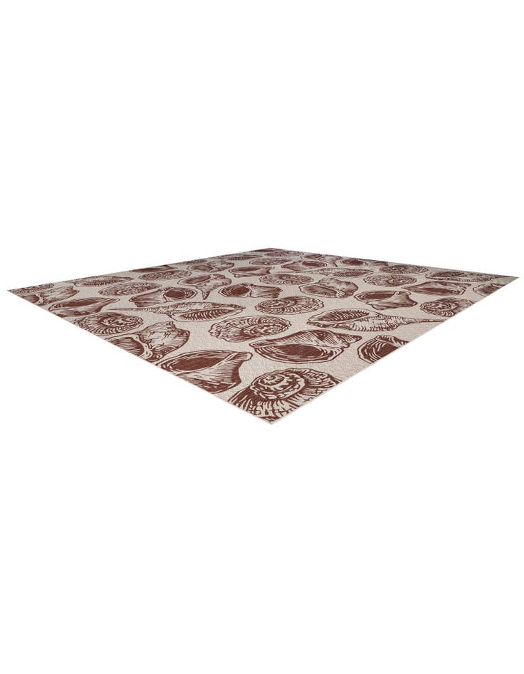 Detail image of  13' x 13'  Washable Coastal Indoor / Outdoor Square Rug