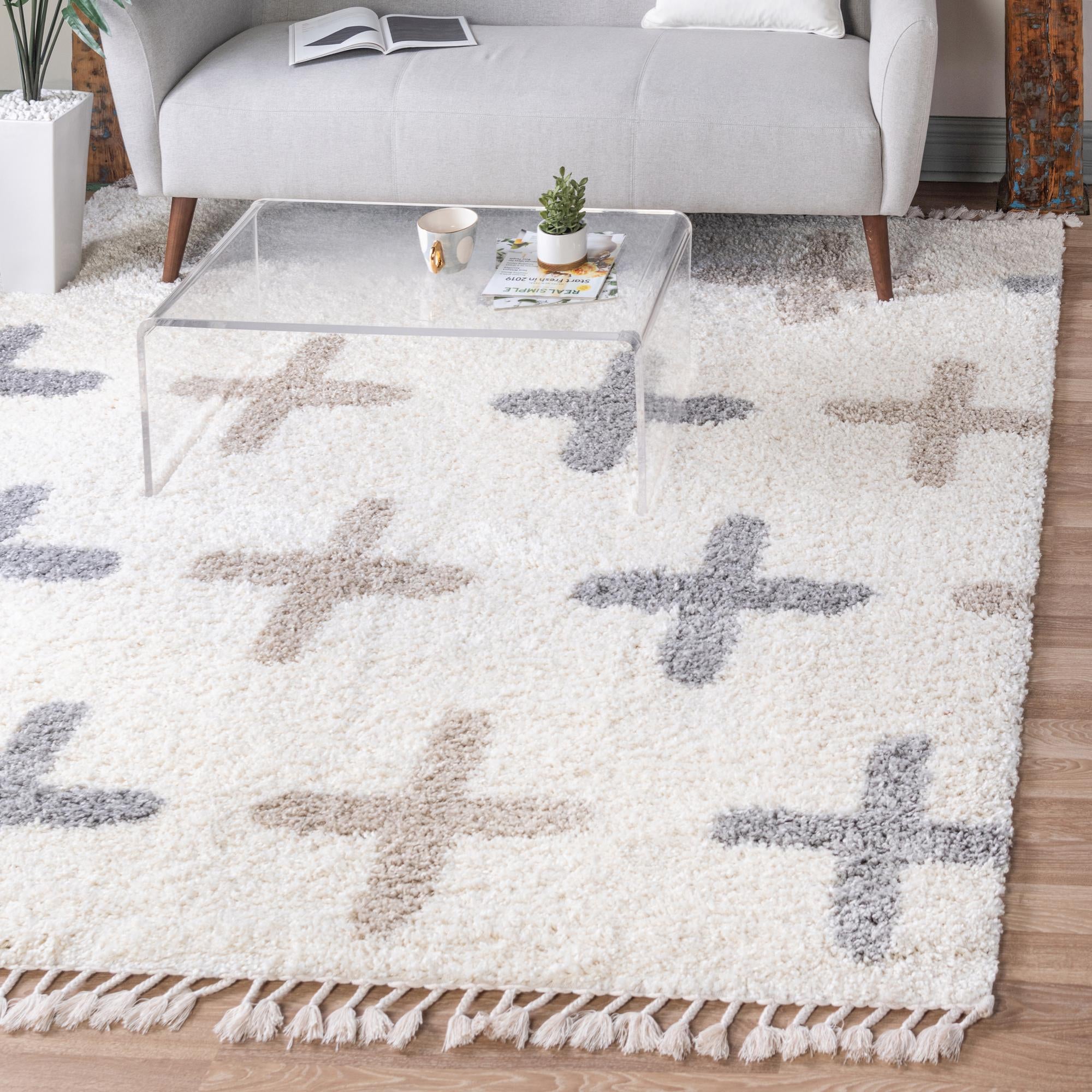  8' x 8' Athena Shag Square Rug