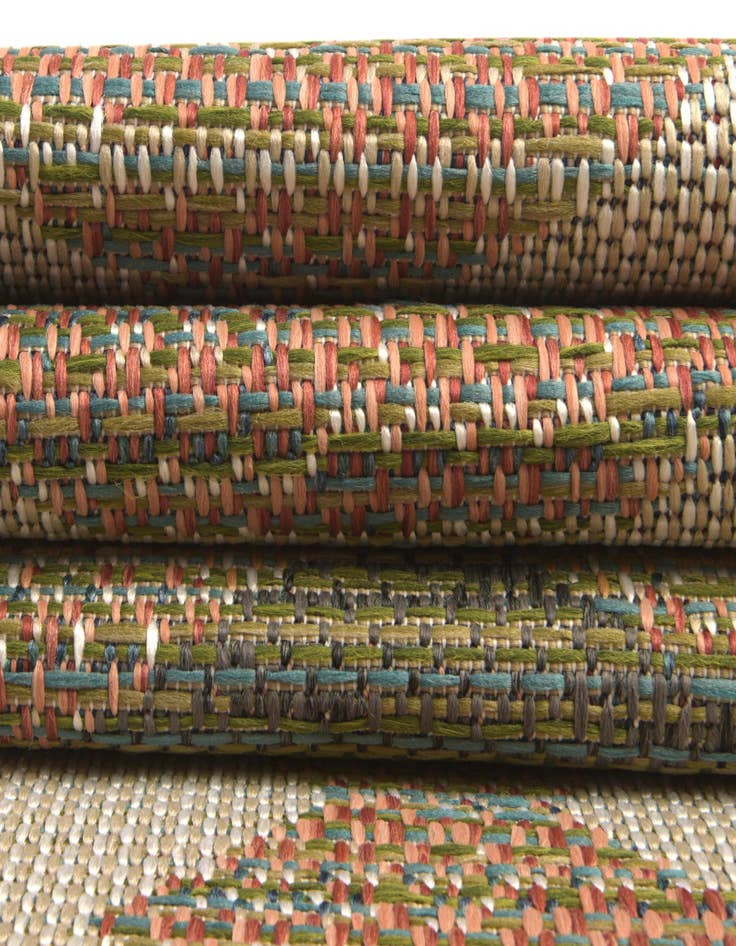 Detail image of  7' 10 x 7' 10  Washable Baja Indoor / Outdoor Square Rug