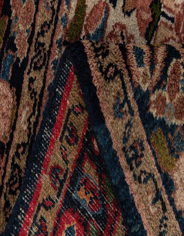 Detail image of  3' 4 x 3' 7  Hand Knotted Bakhtiar Persian Wool Square Rug