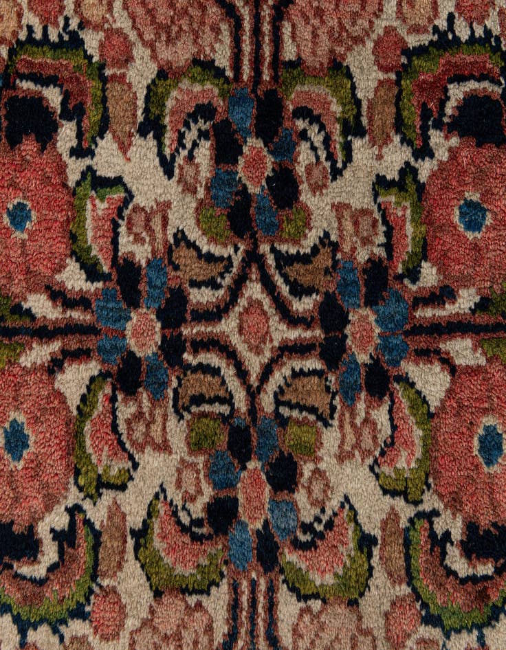 Detail image of  3' 4 x 3' 7  Hand Knotted Bakhtiar Persian Wool Square Rug