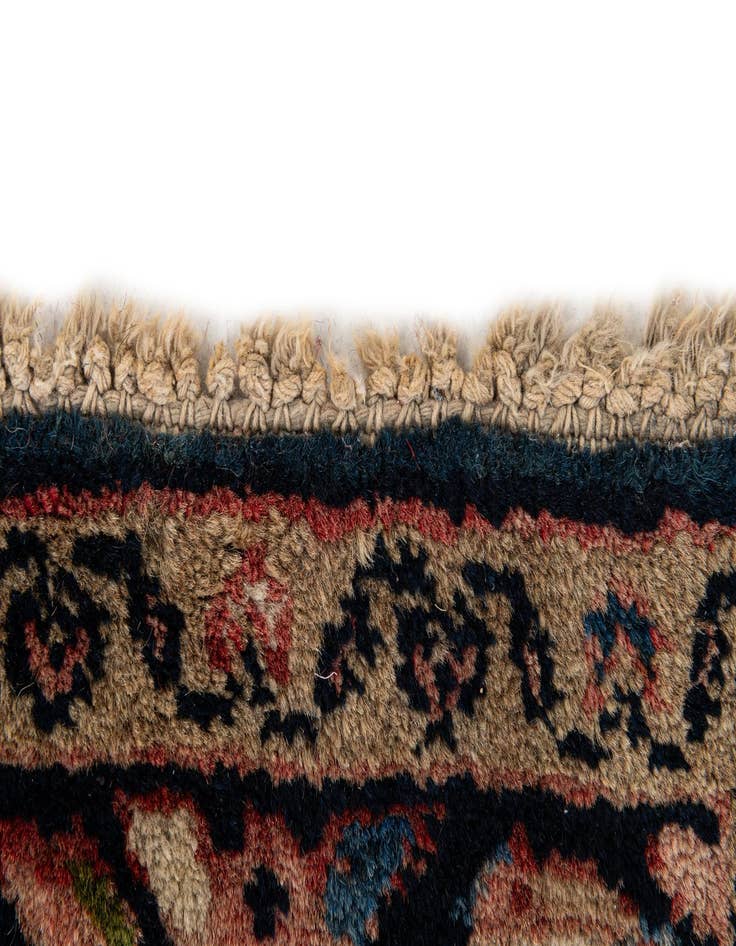 Detail image of  3' 4 x 3' 7  Hand Knotted Bakhtiar Persian Wool Square Rug