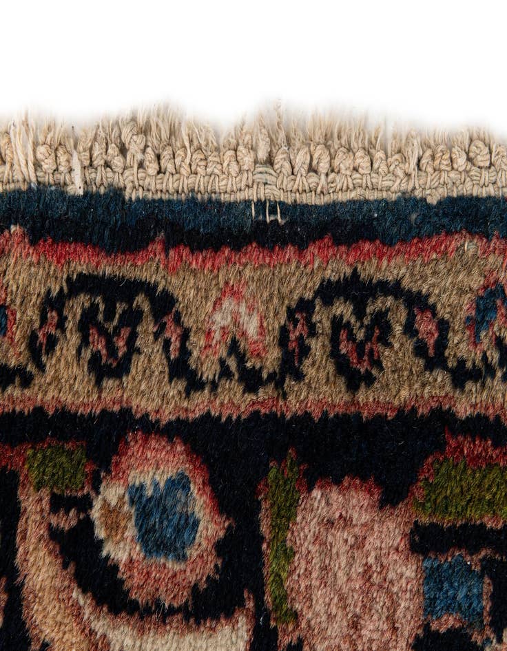 Detail image of  3' 4 x 3' 7  Hand Knotted Bakhtiar Persian Wool Square Rug