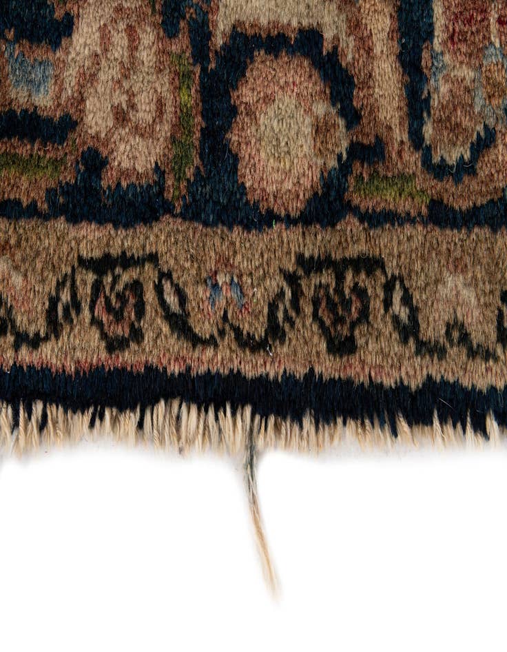 Detail image of  3' 4 x 3' 7  Hand Knotted Bakhtiar Persian Wool Square Rug