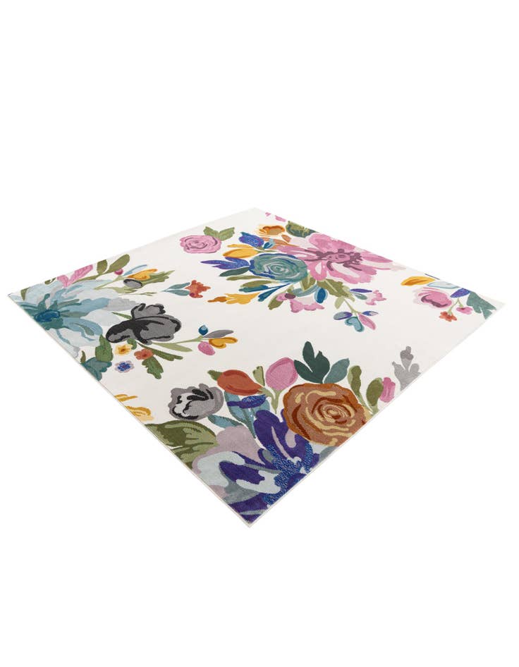 Detail image of  6' 1 x 6' 1 Blossom Square Rug