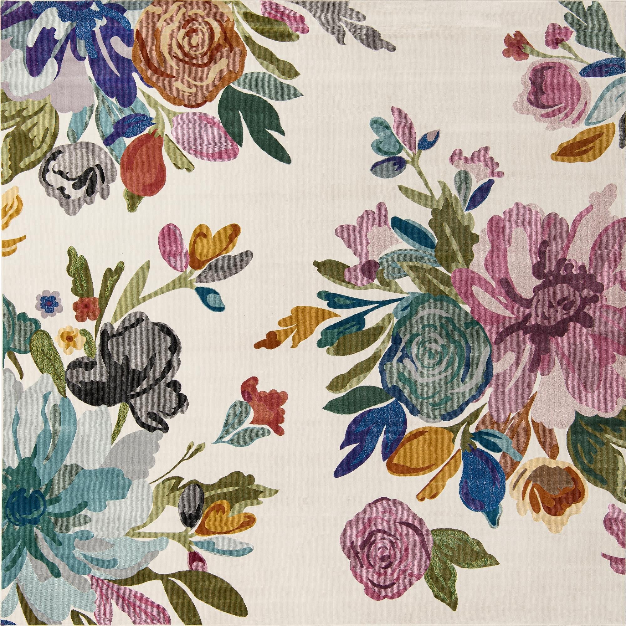  10' x 10' Blossom Square Rug