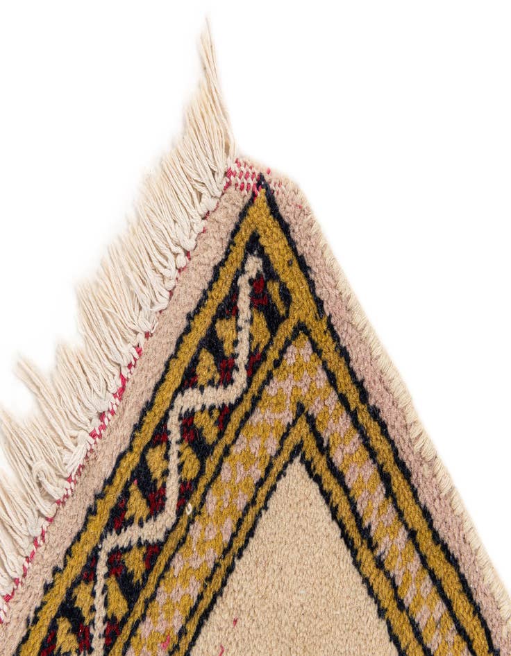 Detail image of  1' 1 x 1' 1  Hand Knotted Bokhara Wool Square Rug