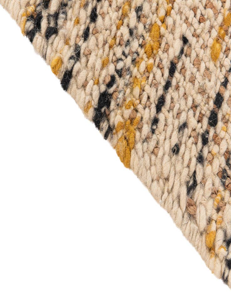 Detail image of  1' 7 x 1' 7  Hand Braided Jute Square Rug