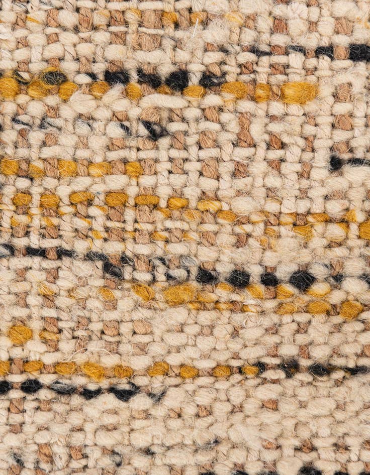 Detail image of  1' 7 x 1' 7  Hand Braided Jute Square Rug