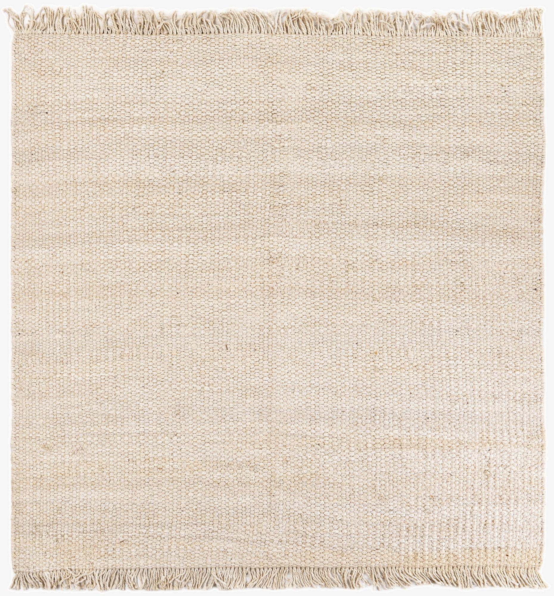 Primary image  7' 10 x 7' 10  Hand Woven Chunky Jute Square Rug