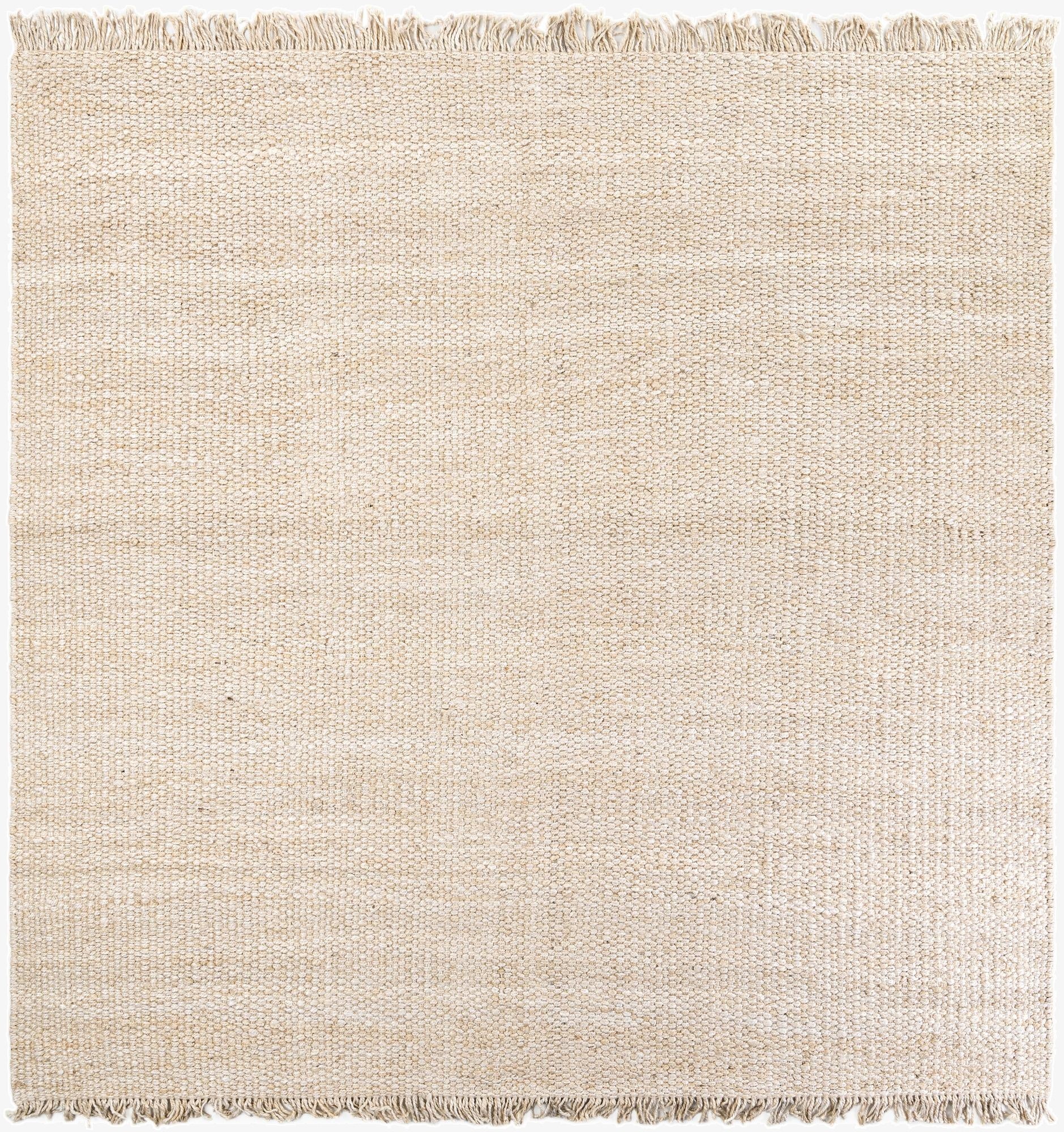 Primary image  10' x 10'  Hand Woven Chunky Jute Square Rug