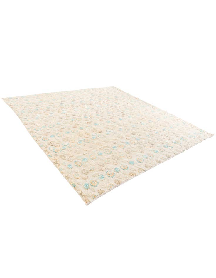 Detail image of  8' 8 x 8' 10  Hand Knotted Darya Wool Square Rug