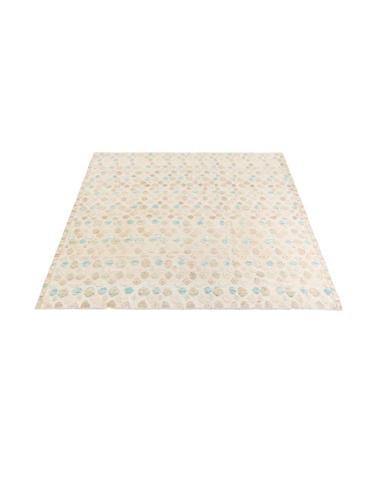 Detail image of  8' 8 x 8' 10  Hand Knotted Darya Wool Square Rug