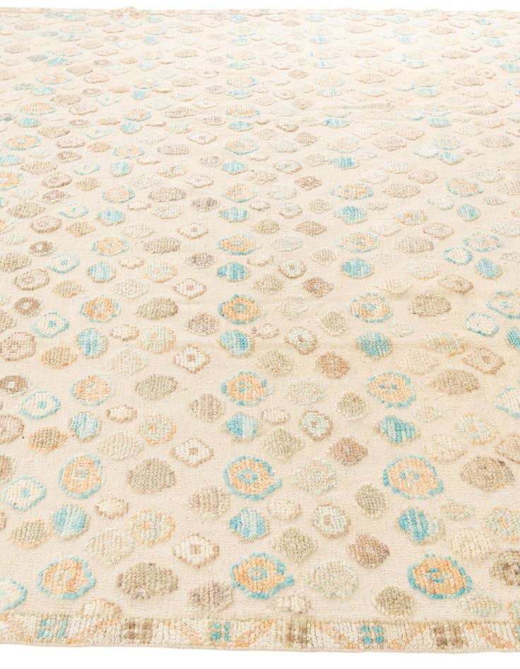 Detail image of  8' 8 x 8' 10  Hand Knotted Darya Wool Square Rug